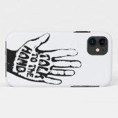 Sprechen Sie mit der Hand Case-Mate iPhone Hülle (Rückseite (Horizontal))