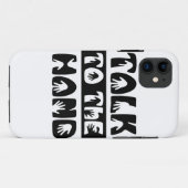 Sprechen Sie mit der Hand Case-Mate iPhone Hülle (Rückseite (Horizontal))