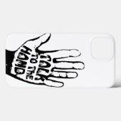 Sprechen Sie mit der Hand Case-Mate iPhone Hülle (Rückseite (Horizontal))