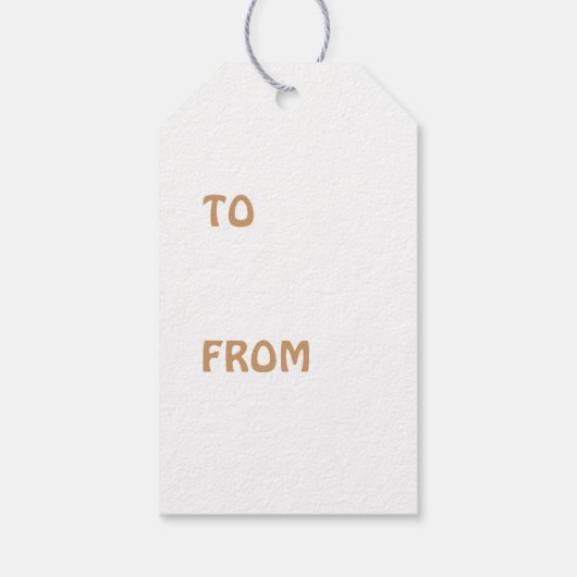 Sprechen Sie mit der Hand Geschenkanhänger (Rückseite)