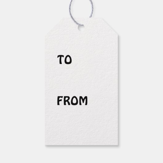 Sprechen Sie mit der Hand Geschenkanhänger (Rückseite)