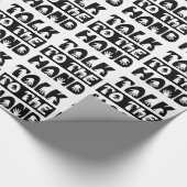 Sprechen Sie mit der Hand Geschenkpapier (Ecke)