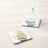 Sprechen Sie mit der Hand Getränkeuntersetzer (Rechte Seite)