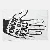 Sprechen Sie mit der Hand Handtuch (Horizontal)