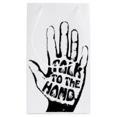 Sprechen Sie mit der Hand Kleine Geschenktüte (Rückseite)