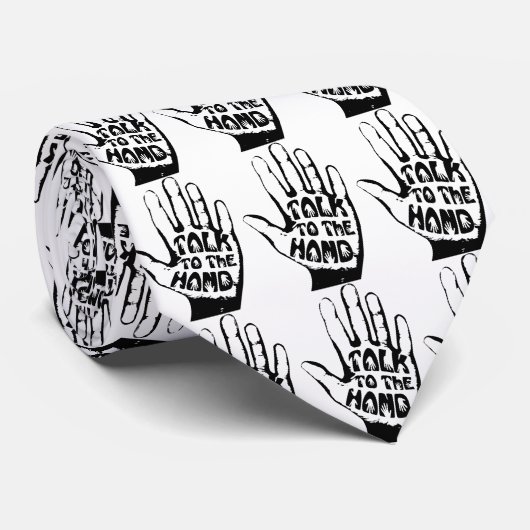 Sprechen Sie mit der Hand Krawatte (Gerollt)