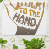 Sprechen Sie mit der Hand Küchentuch (Gefaltet)