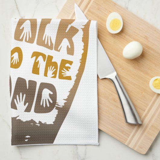 Sprechen Sie mit der Hand Küchentuch (Viertel Falte)