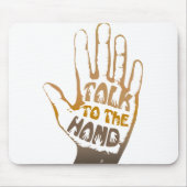 Sprechen Sie mit der Hand Mousepad (Vorne)