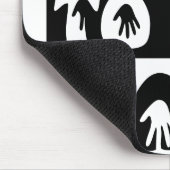 Sprechen Sie mit der Hand Mousepad (Ecke)