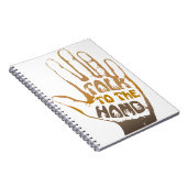 Sprechen Sie mit der Hand Notizblock (Rechte Seite)