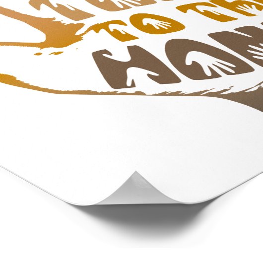 Sprechen Sie mit der Hand Poster (Ecke)