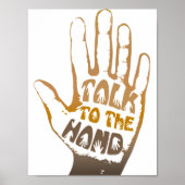 Sprechen Sie mit der Hand Poster (Vorne)