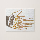 Sprechen Sie mit der Hand Puzzle (Horizontal)