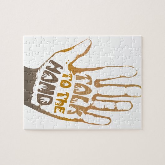 Sprechen Sie mit der Hand Puzzle (Horizontal)