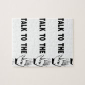 Sprechen Sie mit der Hand Puzzle (Horizontal)