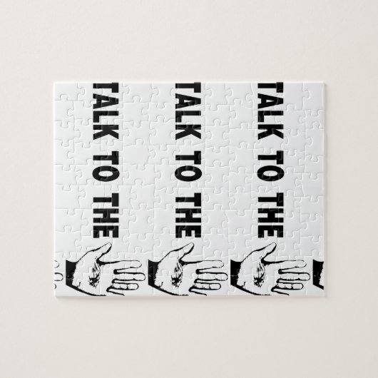 Sprechen Sie mit der Hand Puzzle (Horizontal)