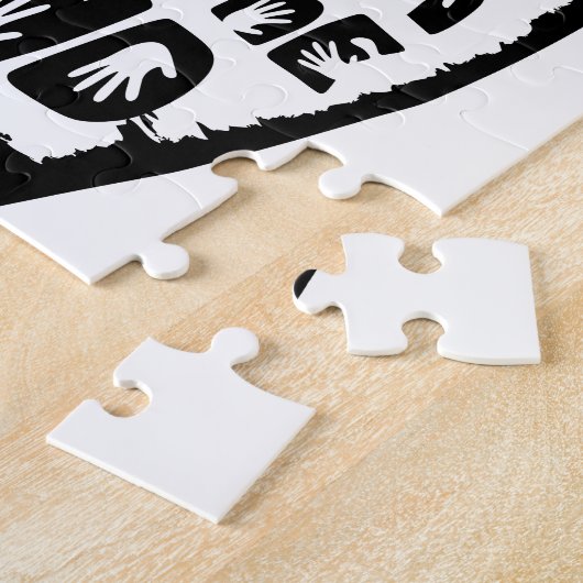 Sprechen Sie mit der Hand Puzzle (Seite)