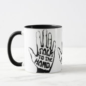 Sprechen Sie mit der Hand Tasse (Links)