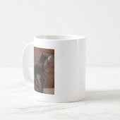 Sprechen Sie mit der Hinterhälfte Kaffeetasse (Vorderseite Links)