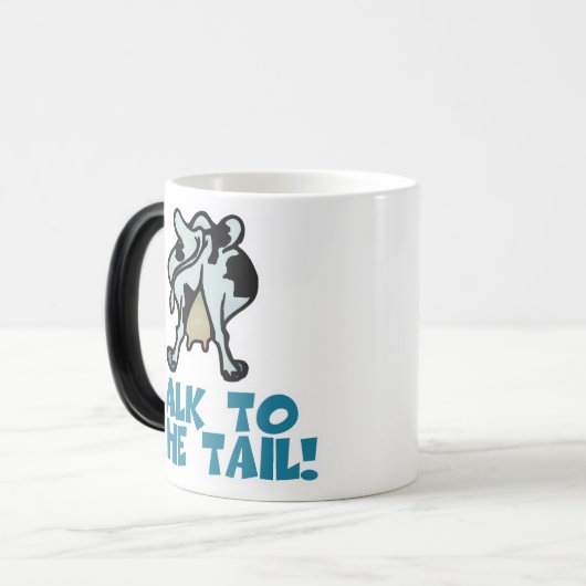 Sprechen Sie mit der Schwanz Kuh Verwandlungstasse (Vorderseite Links)