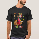 Sprechen Sie mit der Türkei Erntedank Leg Day Herb T-Shirt (Vorderseite)
