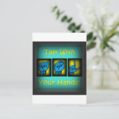 Sprechen Sie mit Ihren Händen (2) Postkarte (Stehend Vorderseite)