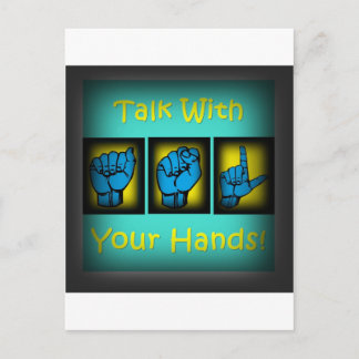 Sprechen Sie mit Ihren Händen (2) Postkarte