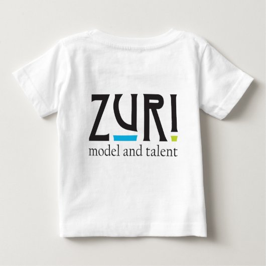 Sprechen Sie mit meinem Agent Baby T-shirt (Rückseite)