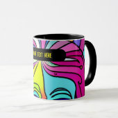 Sprechen Sie mit meinem Gehirn Tasse (VorderseiteRechts)