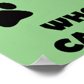 Sprechen Sie mit meinen Hundebesitzern, die Plakat (Ecke)