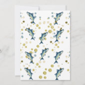 Sprechen Sie mit meiner rustikalen Fisherman's Der Einladung (Rückseite)