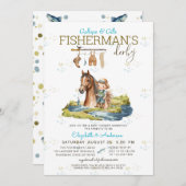 Sprechen Sie mit meiner rustikalen Fisherman's Der Einladung (Vorne/Hinten)