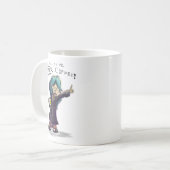 "Sprechen Sie mit mir NACH Kaffee" wütende Kaffeetasse (Vorderseite Links)