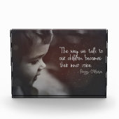 Sprechen Sie mit unseren Kindern Fotoblock (Vorderseite)