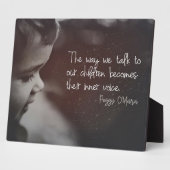 Sprechen Sie mit unseren Kindern Fotoplatte (Seite)