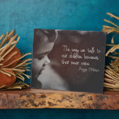 Sprechen Sie mit unseren Kindern Fotoplatte (Seite)