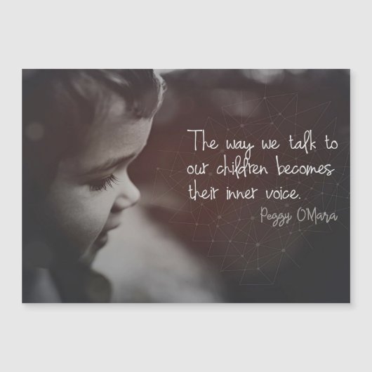 Sprechen Sie mit unseren Kindern Magnetkarte (Vorderseite)