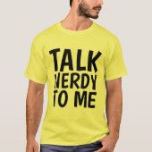 SPRECHEN SIE NERDY MIT MIR Funny Men's T - Shirt (Vorderseite)