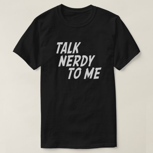 SPRECHEN SIE NERDY MIT MIR T-Shirt (Design vorne)