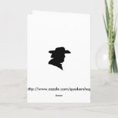 Sprechen Sie nicht, es sei denn Sie die Ruhe Karte (Rückseite)