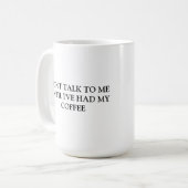 SPRECHEN SIE NICHT KAFFEETASSE (Vorderseite Links)