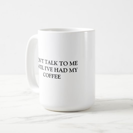 SPRECHEN SIE NICHT KAFFEETASSE (Vorderseite Links)