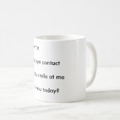 Sprechen Sie nicht mit mir Kaffee-Tasse Kaffeetasse (VorderseiteRechts)