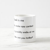 Sprechen Sie nicht mit mir Kaffee-Tasse Kaffeetasse (Mittel)