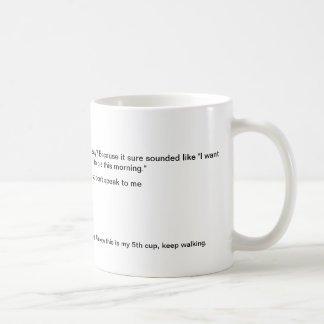 Sprechen Sie nicht mit mir Kaffeetasse