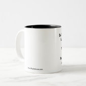 "Sprechen Sie nicht mit mir" Tasse (Vorderseite Links)