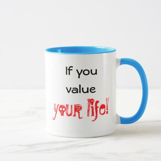 sprechen Sie nicht mit mir vor 11.am Tasse (Rechts)