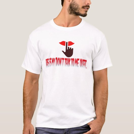Sprechen Sie nicht T-Shirt (Vorderseite)