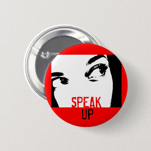 Sprechen Sie oben Button (Vorne & Hinten)